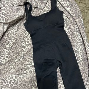 Ribbed legging jumpsuit